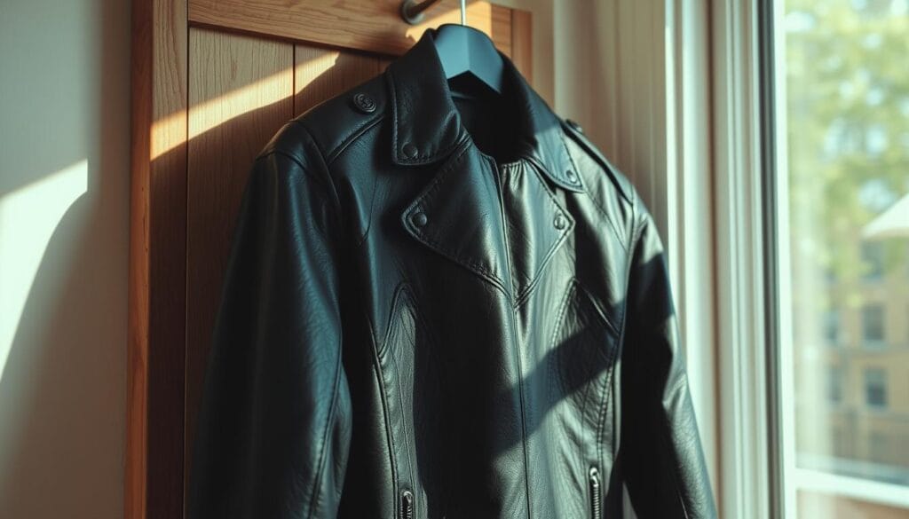 leather motorcycle jacket